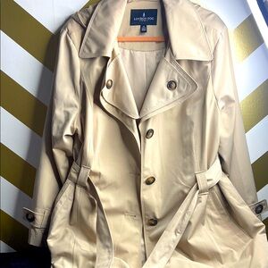 London Fog Women's Tan Trench Coat